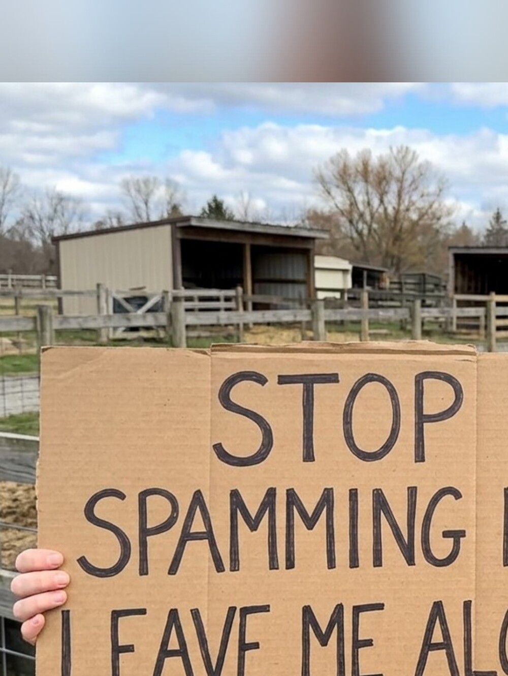 STOP SPAMMING ME. REMOVE ME FROM YOUR LIST OF PPL TO SPAM!